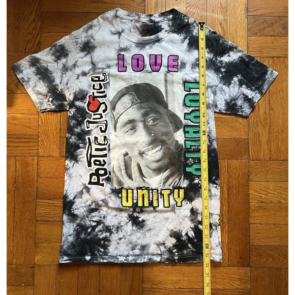 Poetic Justice Tupac S Short Sleeve Chemistry T-Shirt Tie Dye Rap Black Culture - Picture 3 of 7